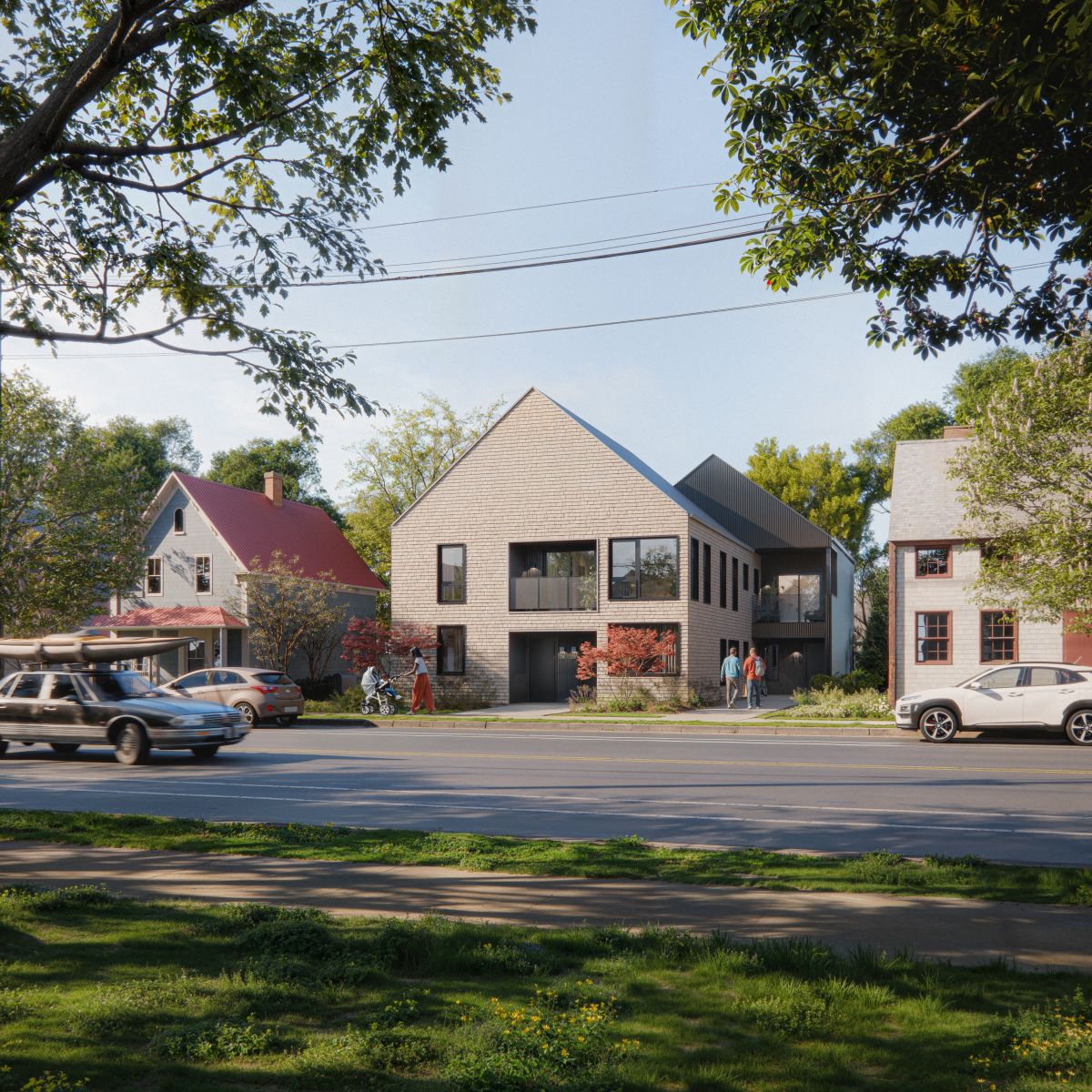 CMHC Fourplex 02 rendering