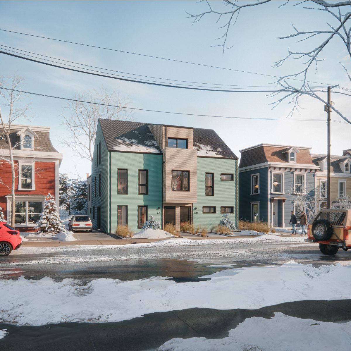 CMHC Sixplex pre-approved design