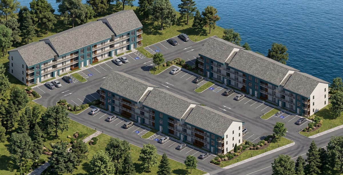 Thomas Road waterfront apartment development, Digby - 76 unit development
